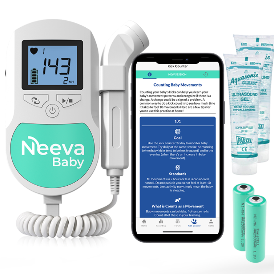 Neeva Baby Hearbeat Listening Device (Gel Included)